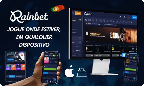 Instalar Rainbet para Android e iOS em dispositivos móveis