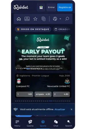 Função Early Payout em apostas de futebol